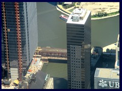 Views from Sears Tower 55 - Chicago River